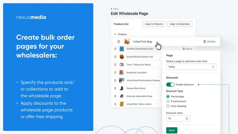 Easy:Wholesale Bulk Order Form