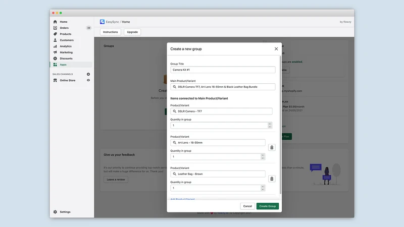 EasySync ‑ Sync your Bundles