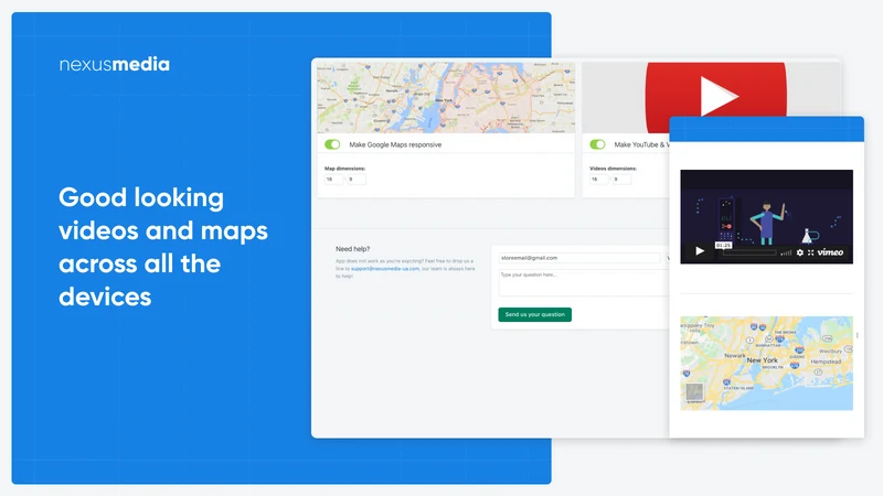 Easy Responsive Videos & Maps