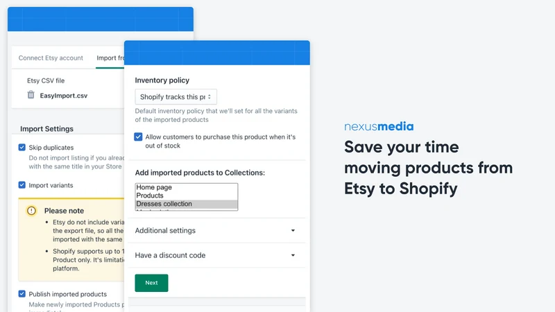 Easy:Import ‑ Etsy Import