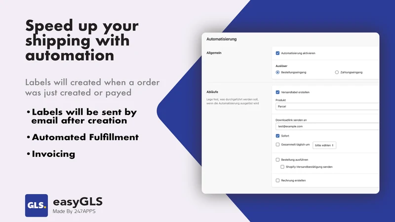 GLS Shipping | easyGLS
