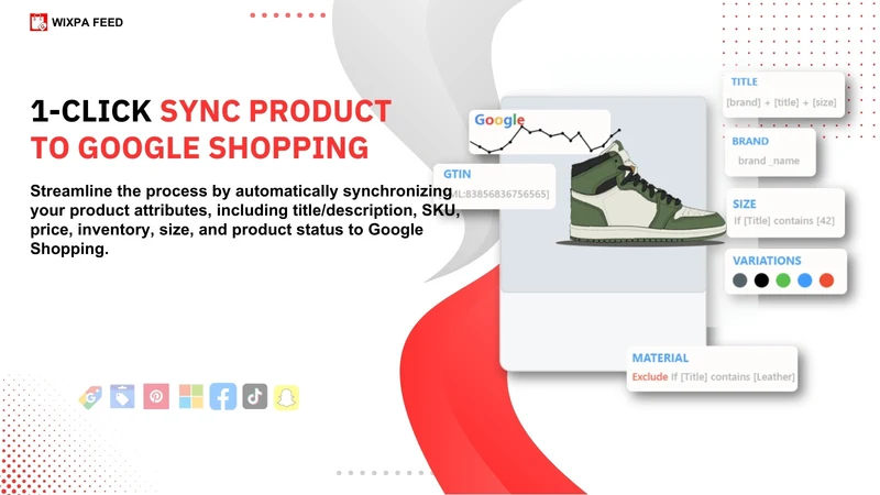 Wixpa Google Shopping Feed