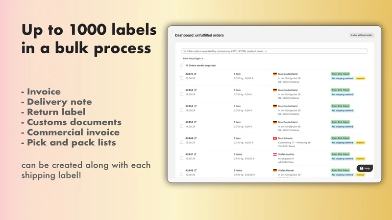DHL & Post Shipping | easyDHL
