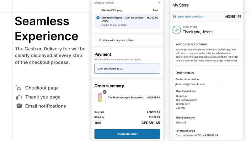 EasyCOD ‑ Cash On Delivery Fee