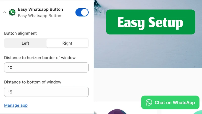 Easy Whatsapp Button