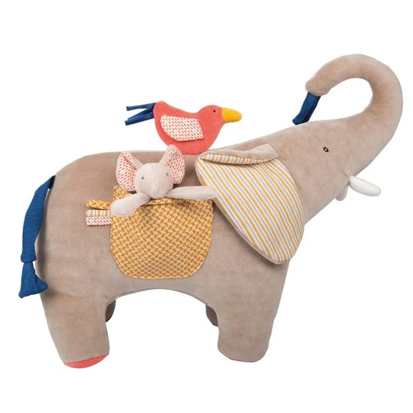 Elefante de actividades - Les Papoum - Moulin Roty