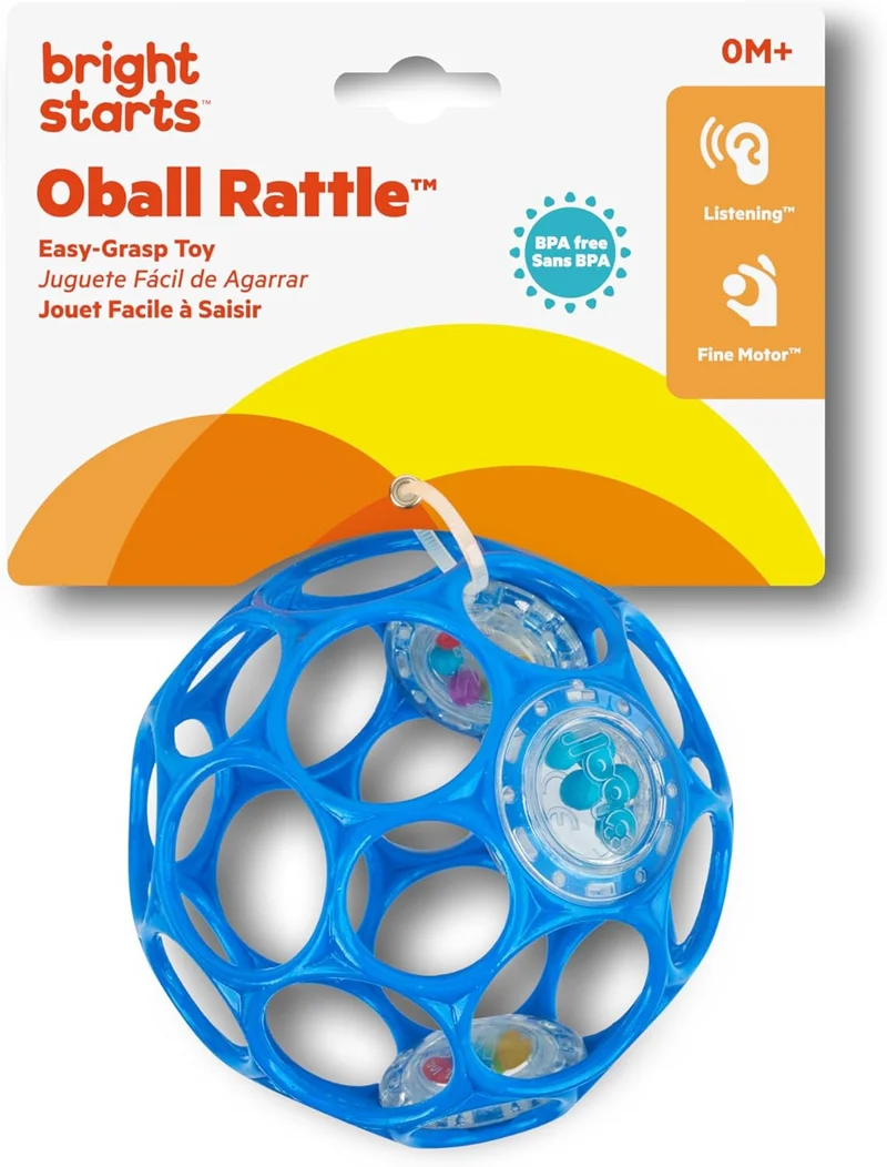 Oball pelota sonajero azul