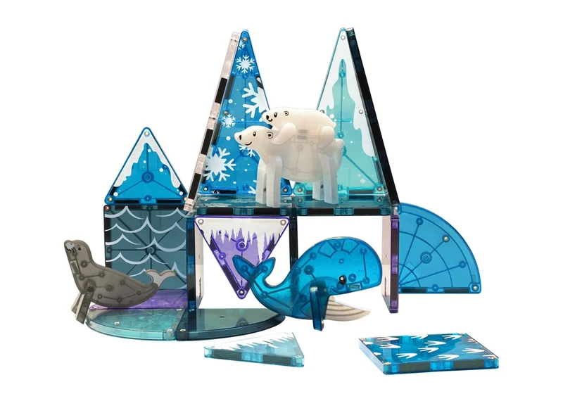 MAGNA-TILES - Set Animales del Ártico