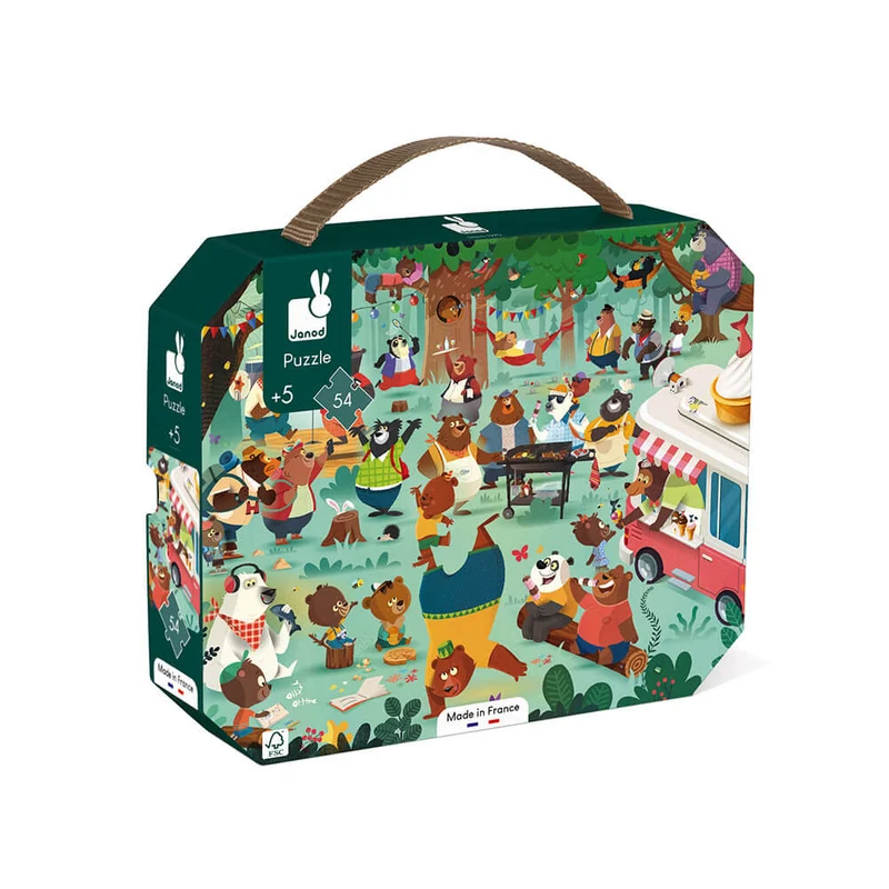 Puzzle Familia de osos - Janod