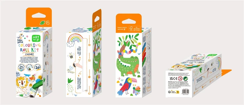 Mini rollo para colorear (varios modelos) - Hakuyoka
