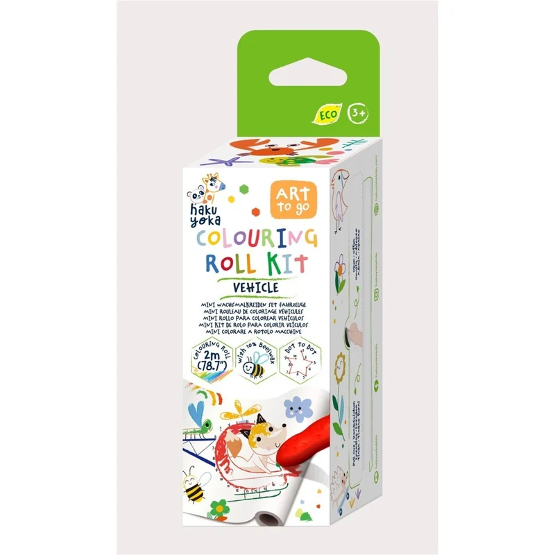 Mini rollo para colorear (varios modelos) - Hakuyoka