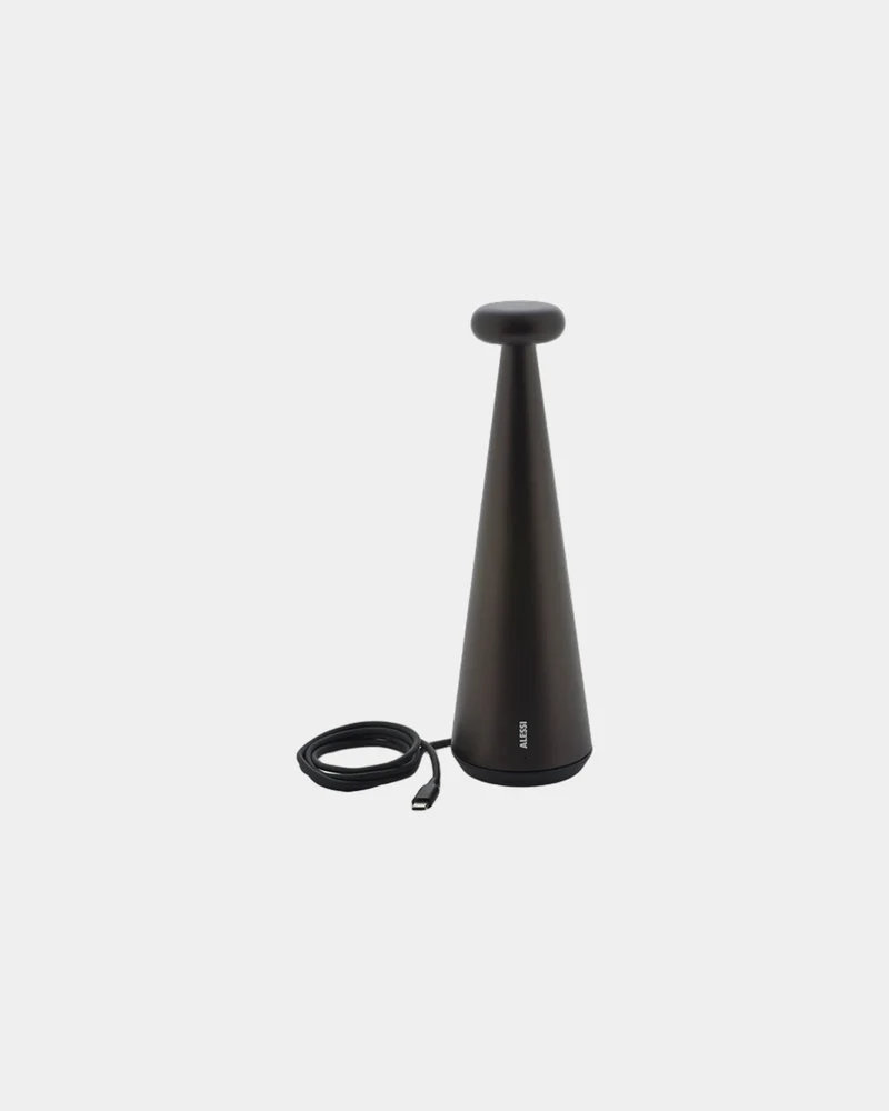 Lámpara de aluminio Alessi Bedin para personalizar
