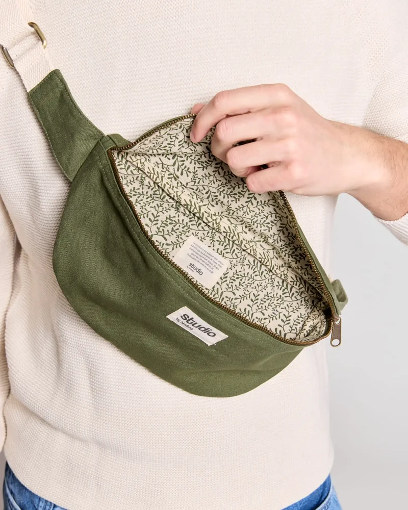 Riñonera algodón orgánico Hindbag Antoine para personalizar