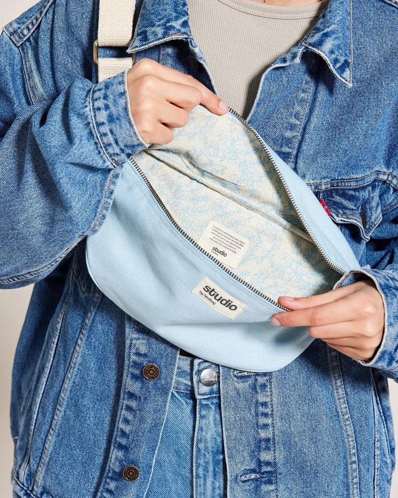 Riñonera algodón orgánico Hindbag Antoine para personalizar