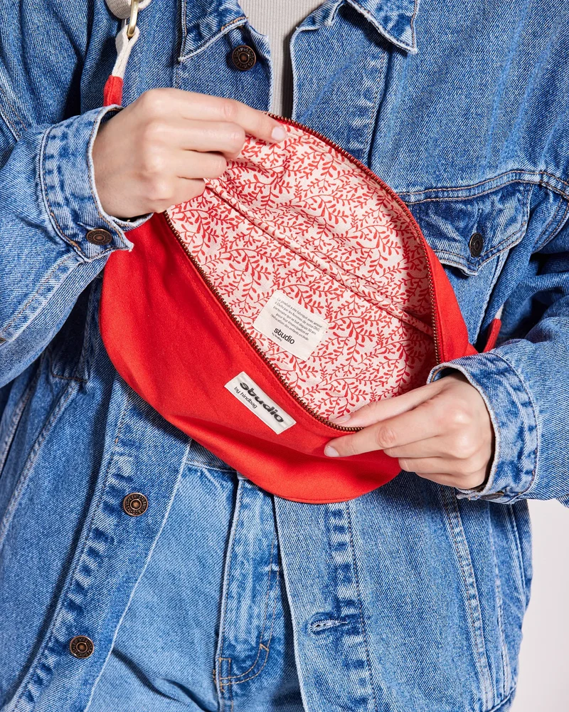 Riñonera algodón orgánico Hindbag Antoine para personalizar