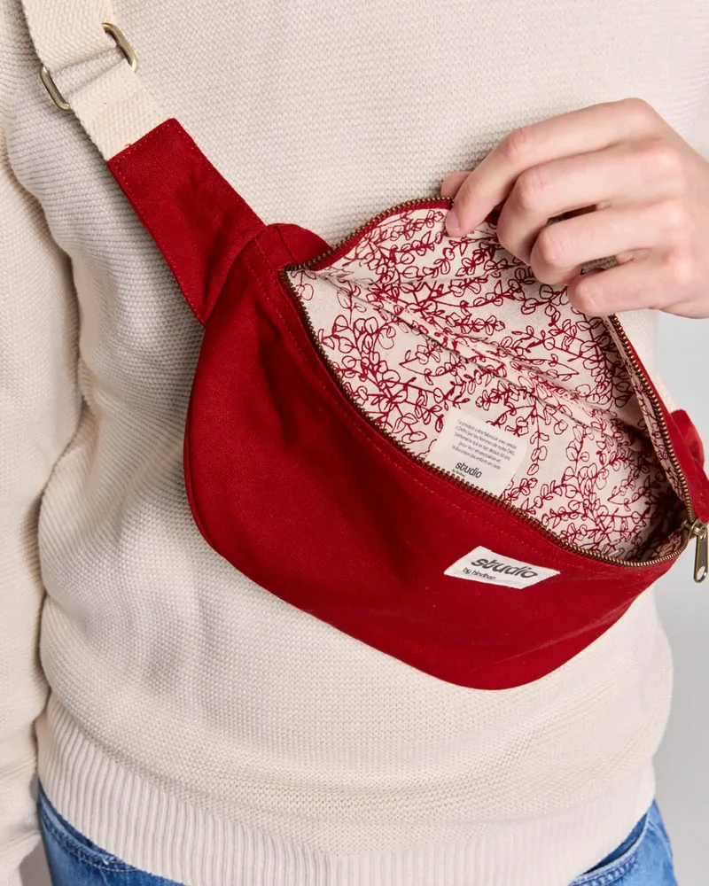 Riñonera algodón orgánico Hindbag Antoine para personalizar