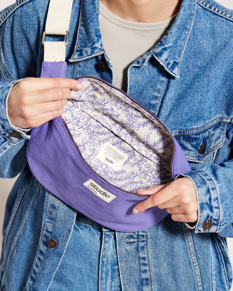 Riñonera algodón orgánico Hindbag Antoine para personalizar
