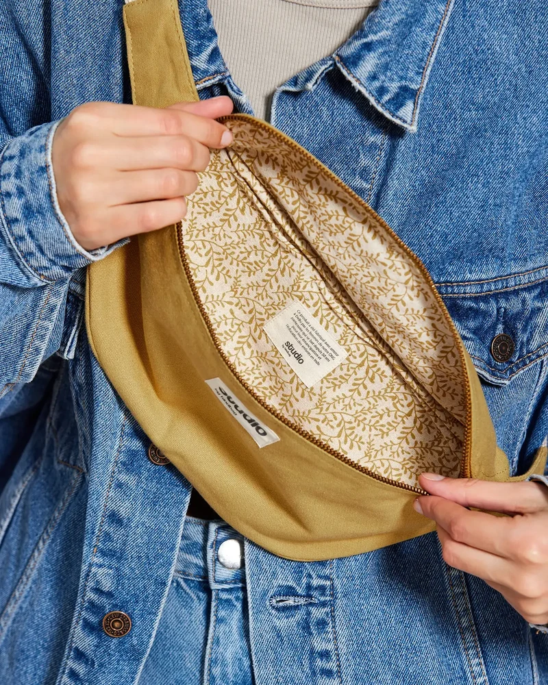 Riñonera algodón orgánico Hindbag Antoine para personalizar