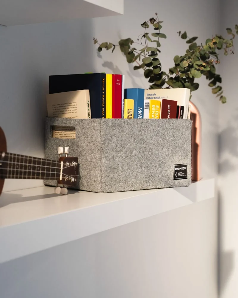Cesta reciclada Ekomodo Jaso 28x20x26 para personalizar