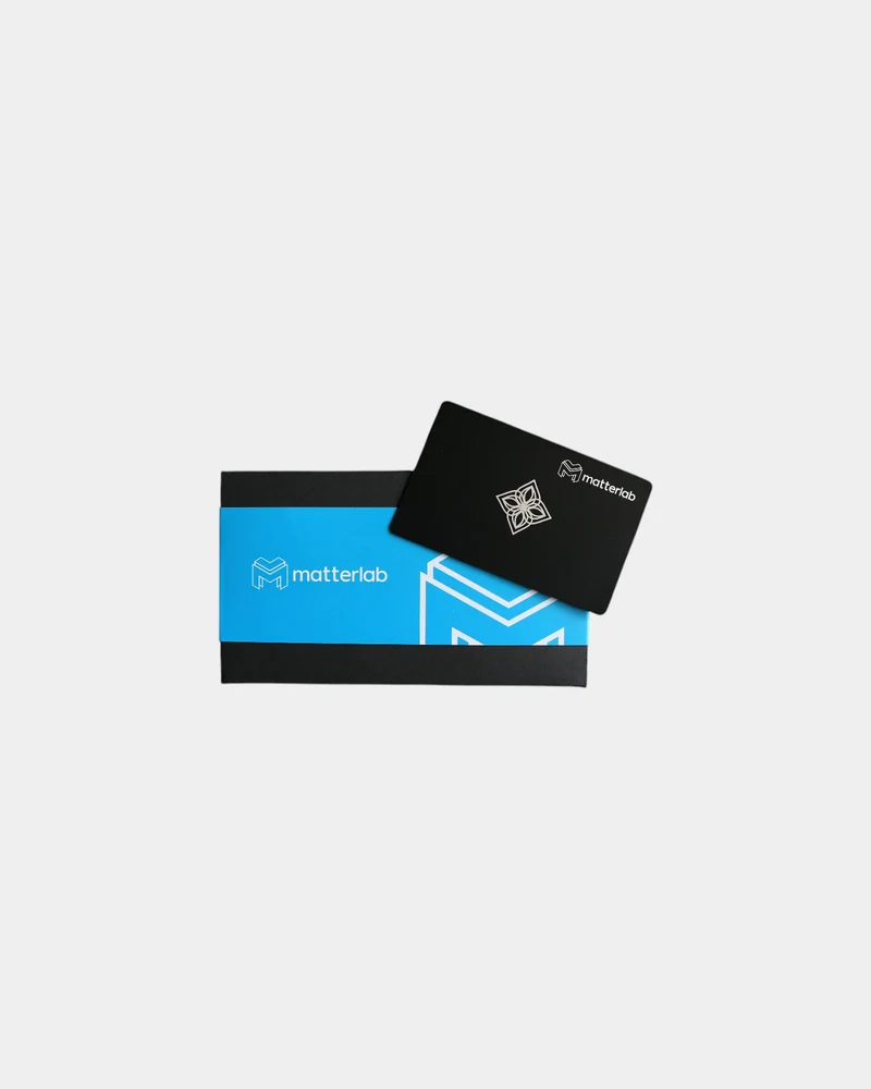 Tarjeta NFC acero inoxidable Bloom para personalizar