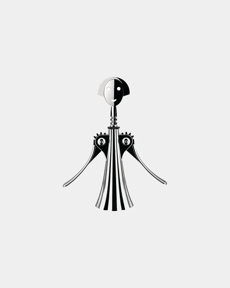 Sacacorchos cromado Alessi Anna G. para personalizar