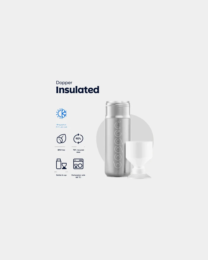 Botella térmica acero Dopper 580ml para personalizar