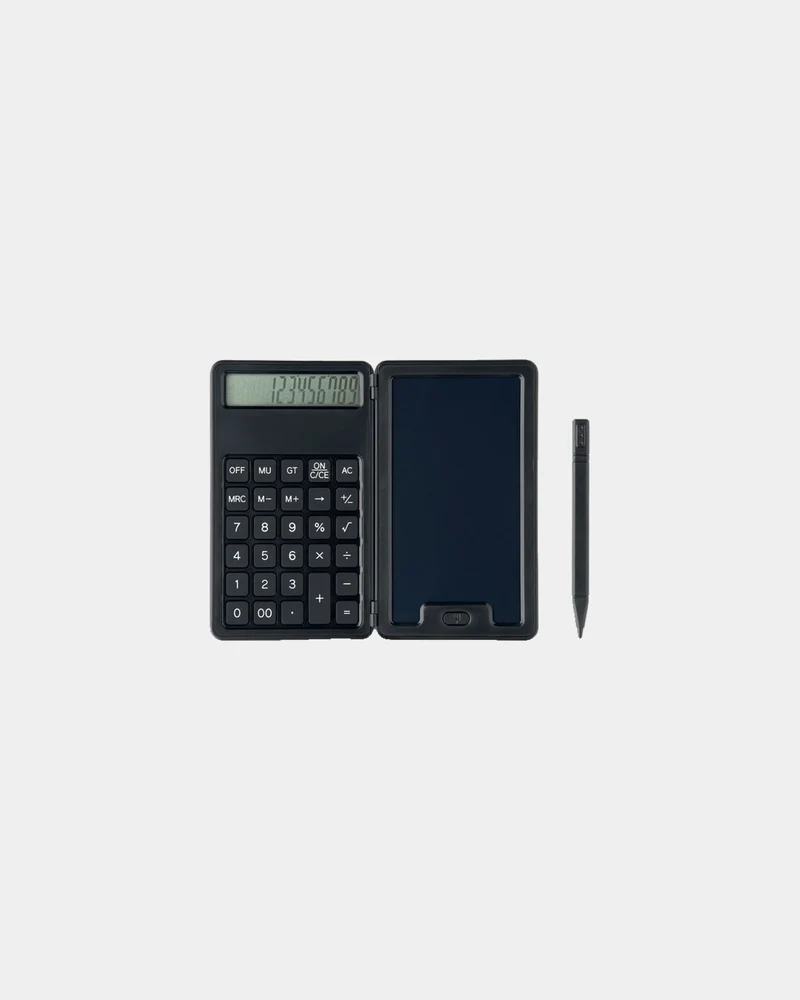 Calculadora con tablet LCD Clerk para personalizar