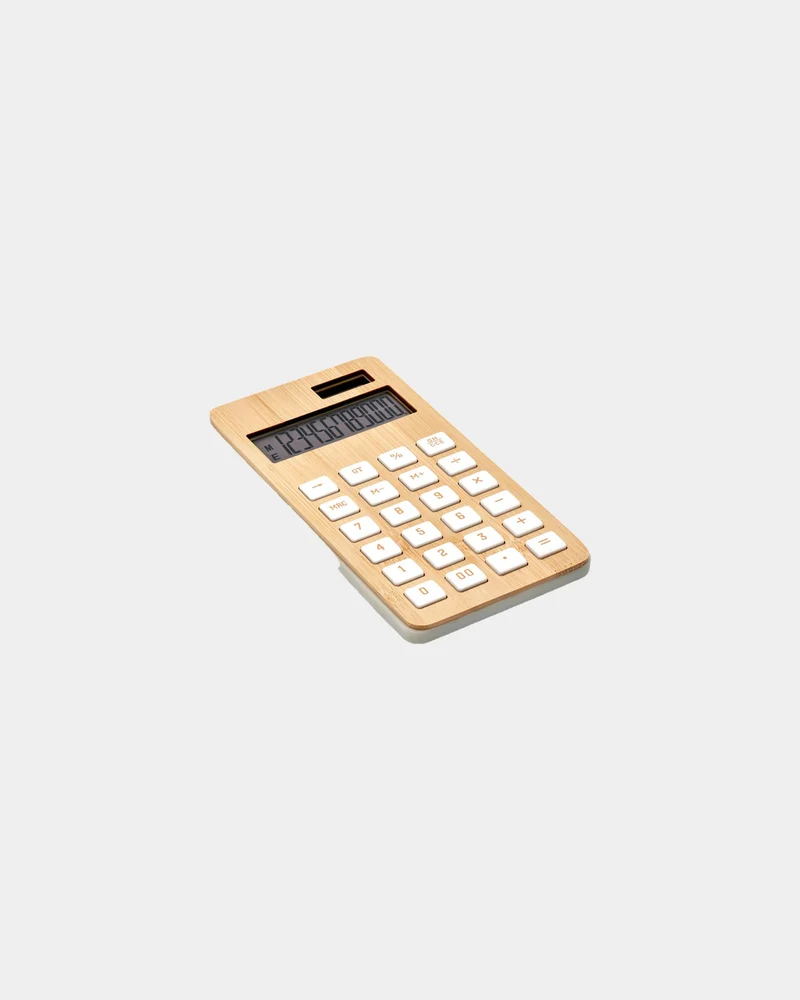 Calculadora 12 dígitos con estuche para personalizar