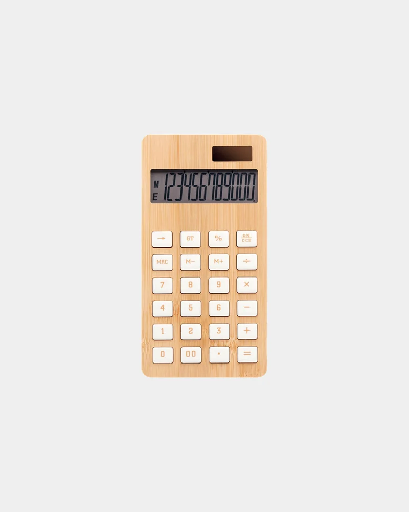 Calculadora 12 dígitos con estuche para personalizar