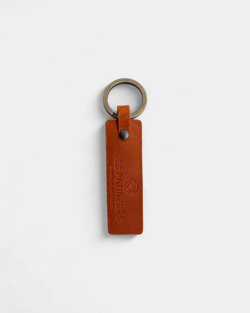 Llavero de piel personalizable