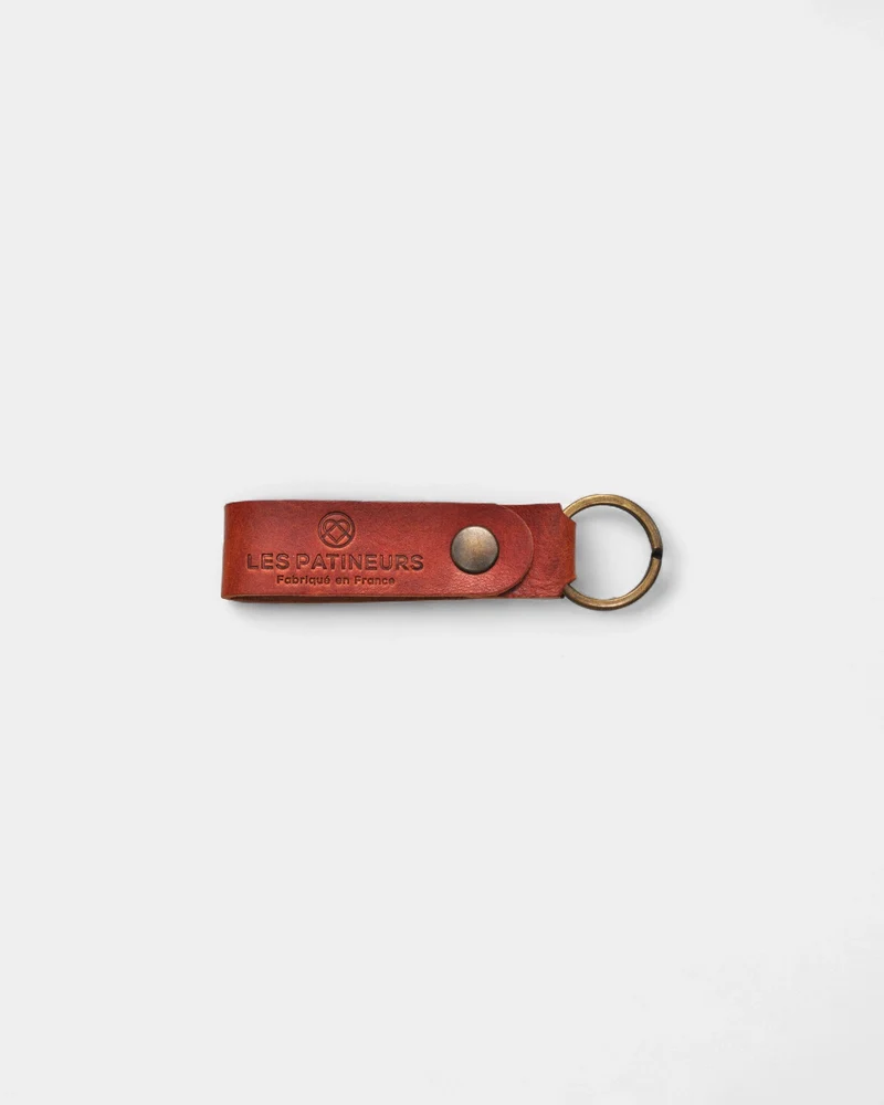 Llavero de piel personalizable