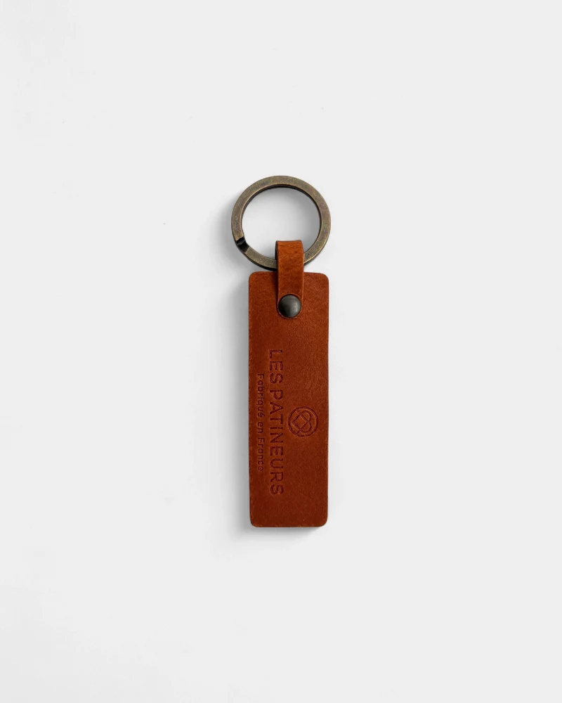 Llavero de piel personalizable