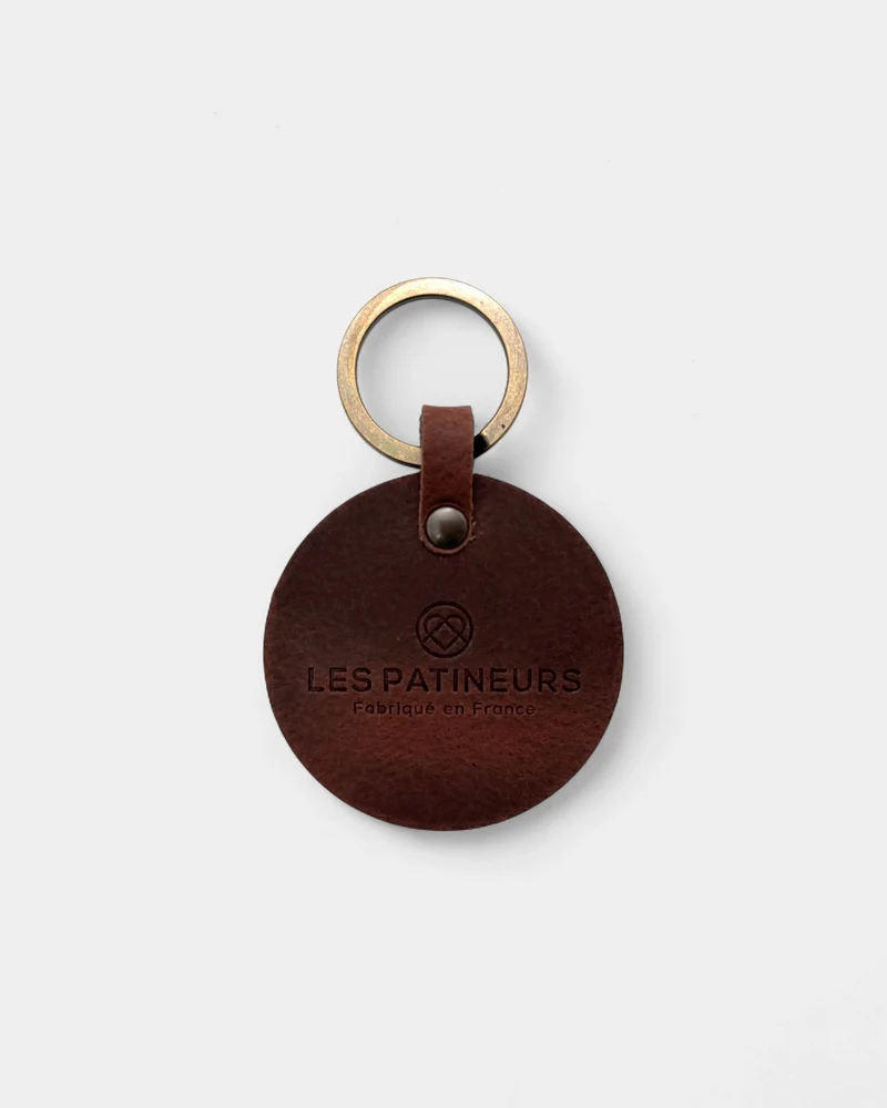 Llavero de piel personalizable