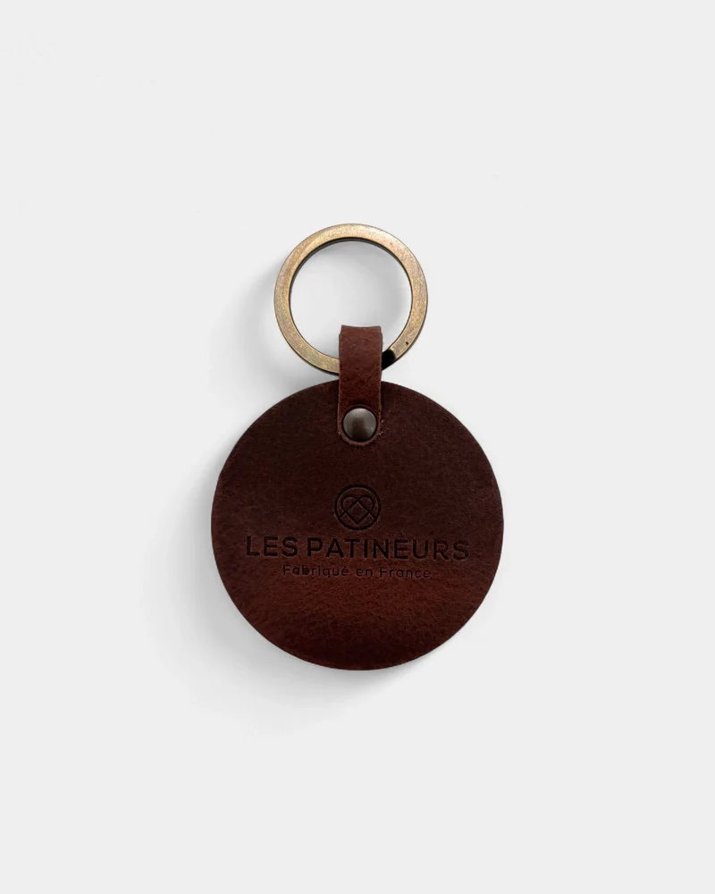 Llavero de piel personalizable