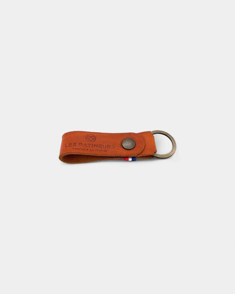 Llavero de piel personalizable