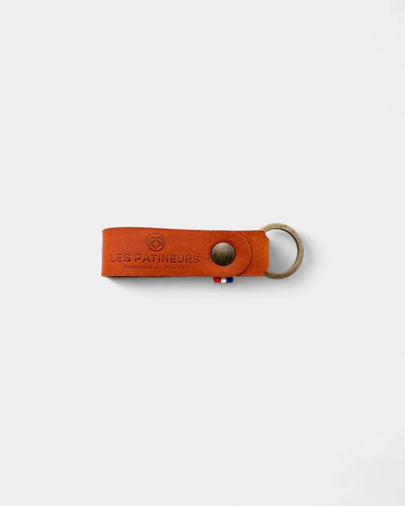 Llavero de piel personalizable