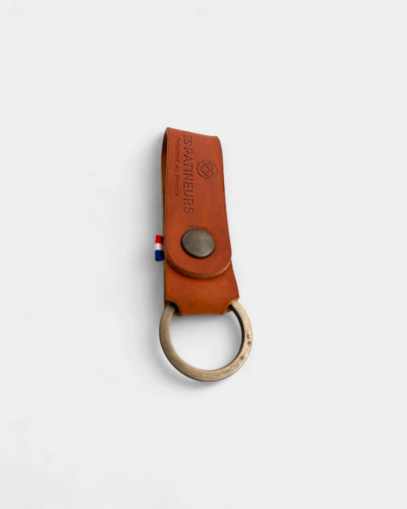 Llavero de piel personalizable