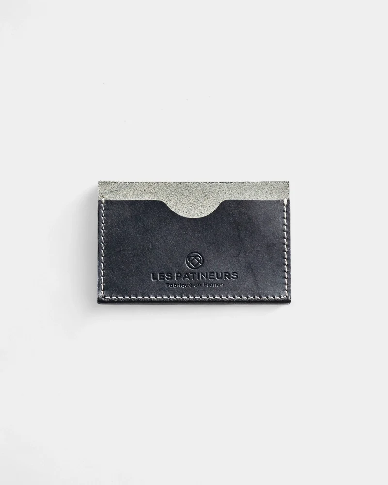 Tarjetero de piel personalizable