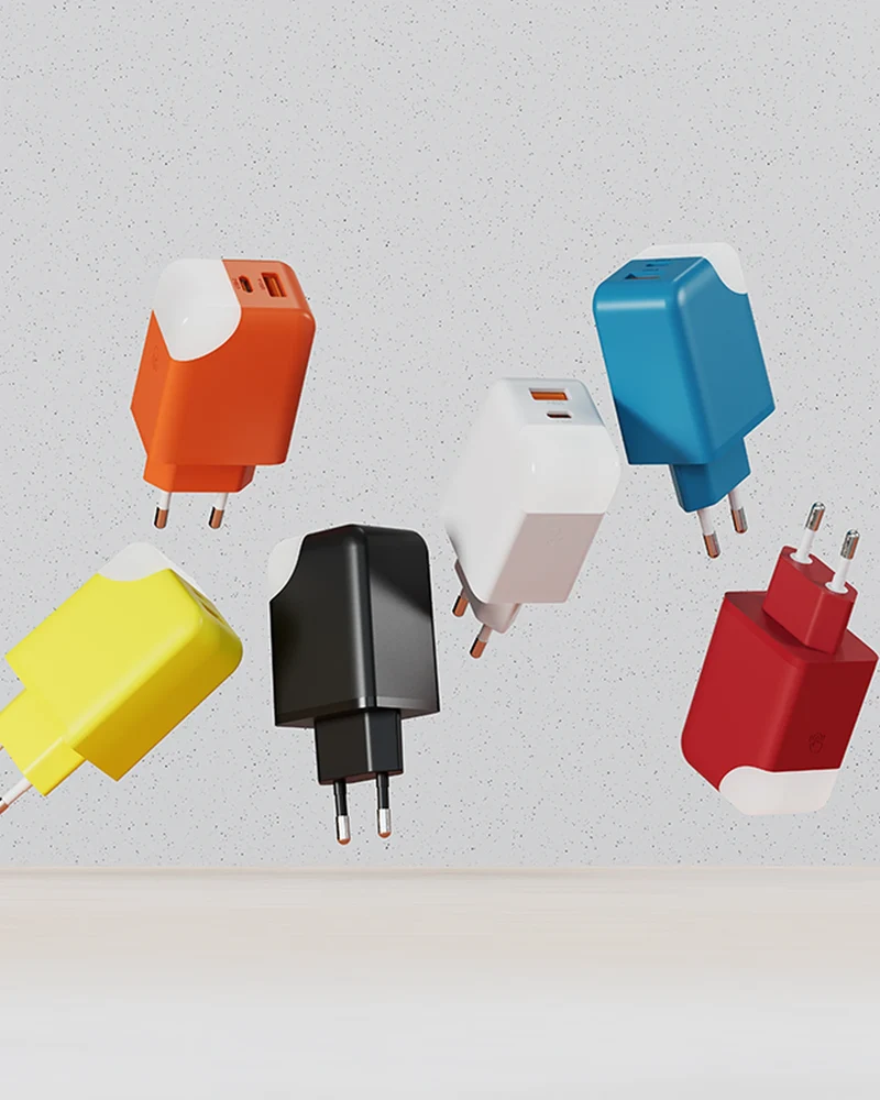 Adaptador cargador USB C USB A 65W para personalizar