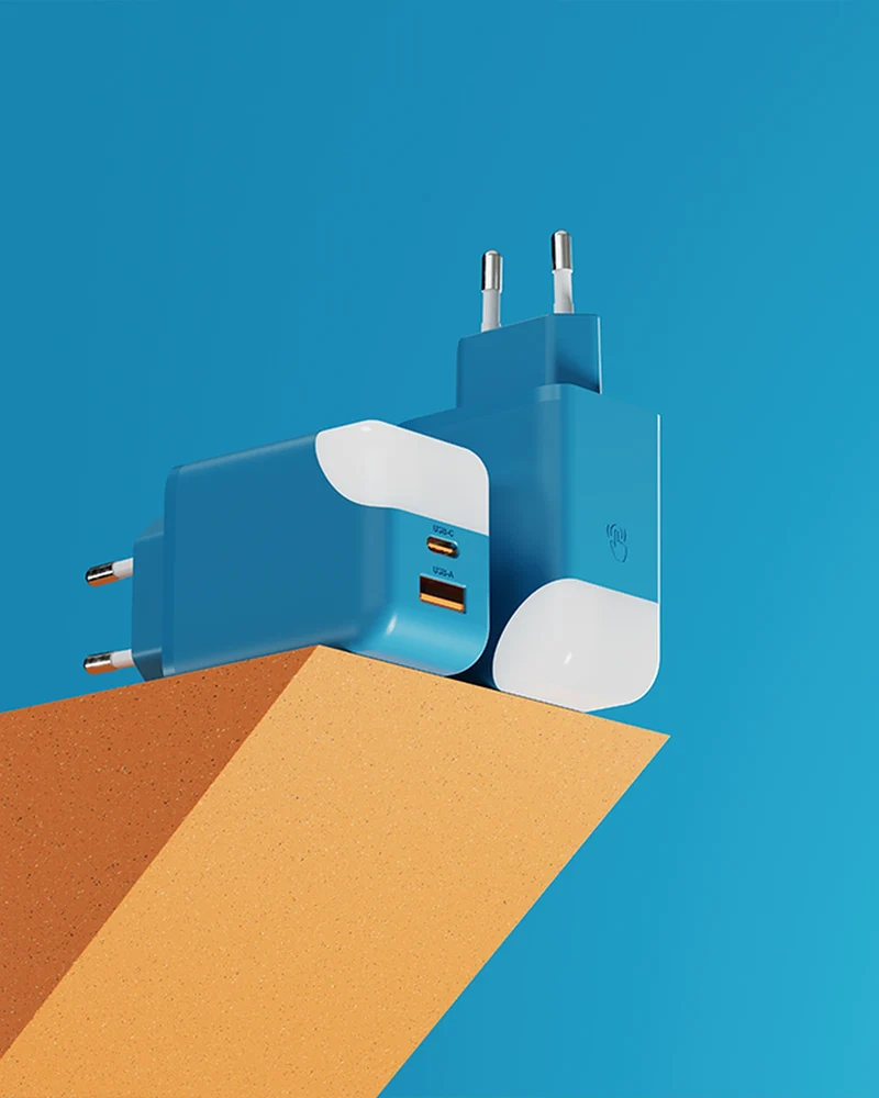 Adaptador cargador USB C USB A 65W para personalizar