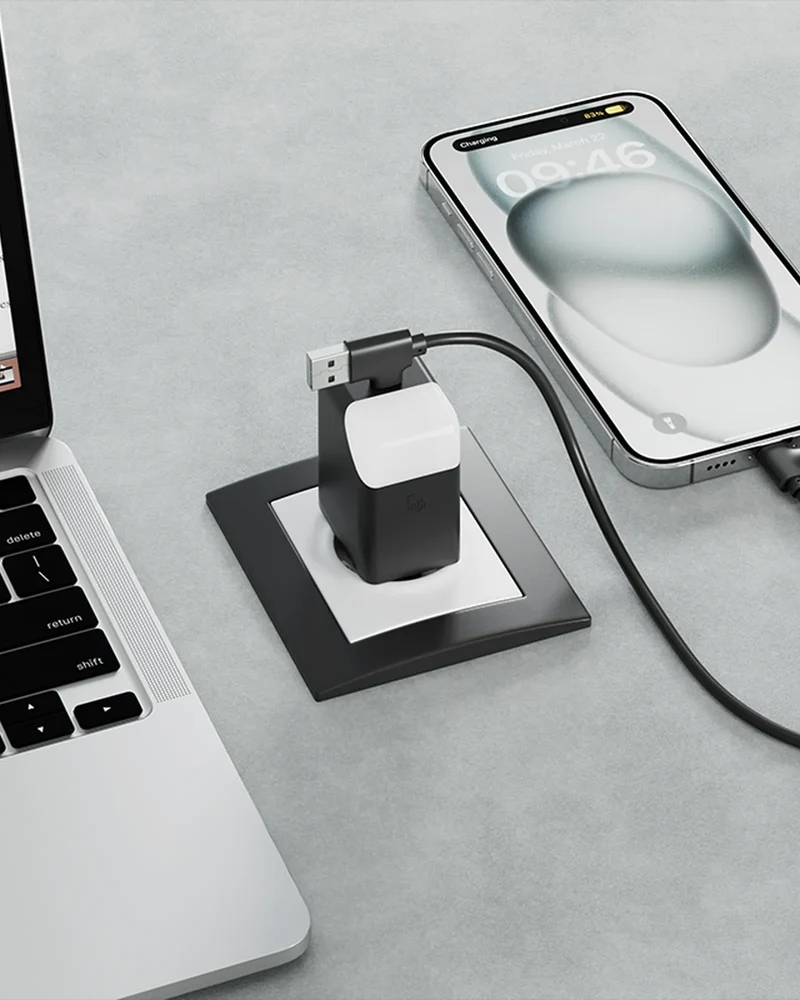 Adaptador cargador USB C USB A 65W para personalizar