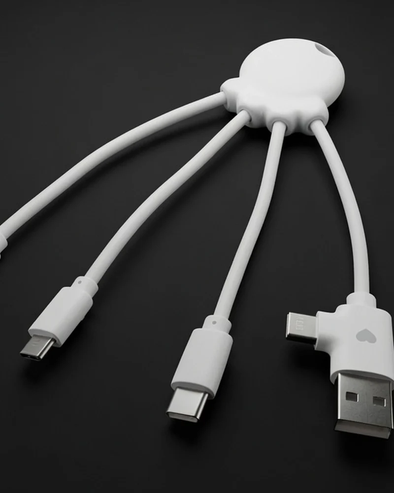 Cable de carga reciclado Octopus OBP para personalizar