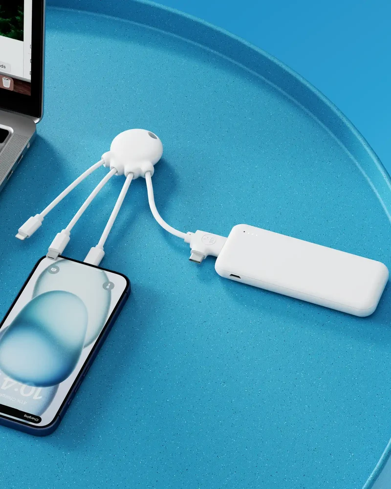 Cable de carga reciclado Octopus OBP para personalizar