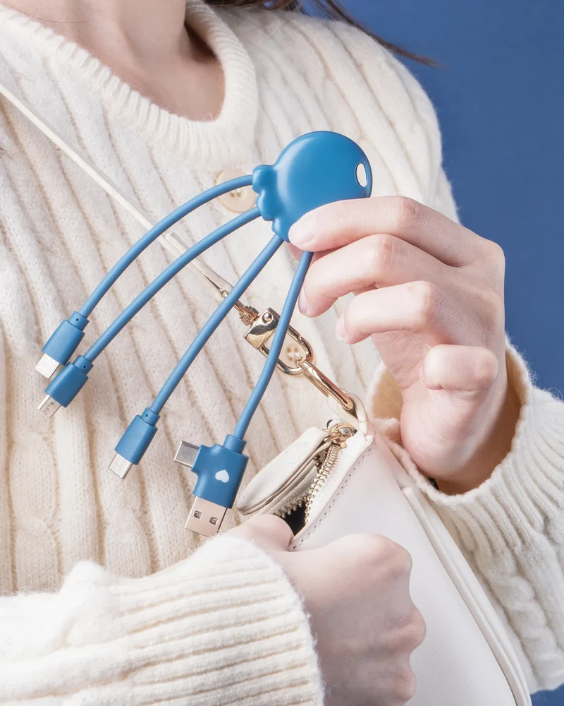 Cable de carga reciclado Octopus OBP para personalizar