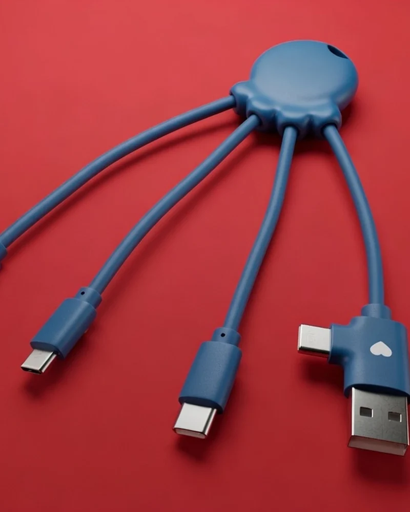 Cable de carga reciclado Octopus OBP para personalizar