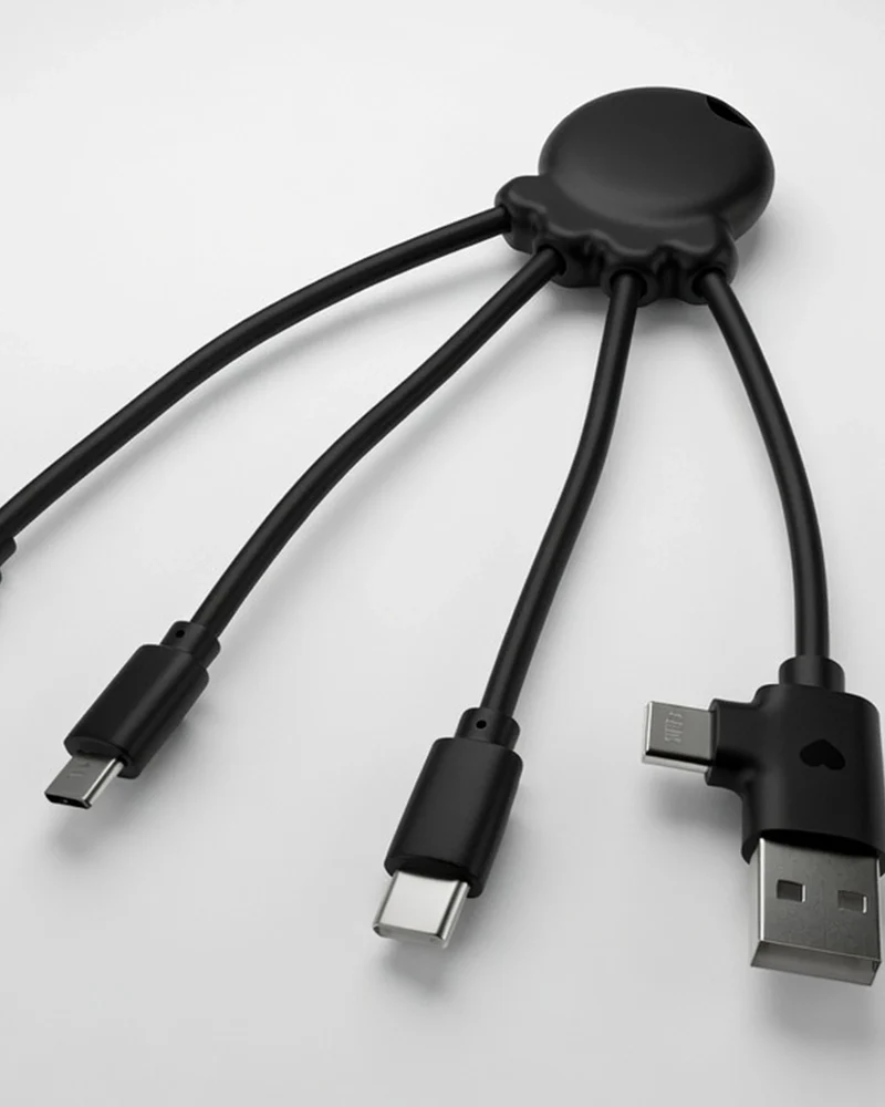 Cable de carga reciclado Octopus OBP para personalizar