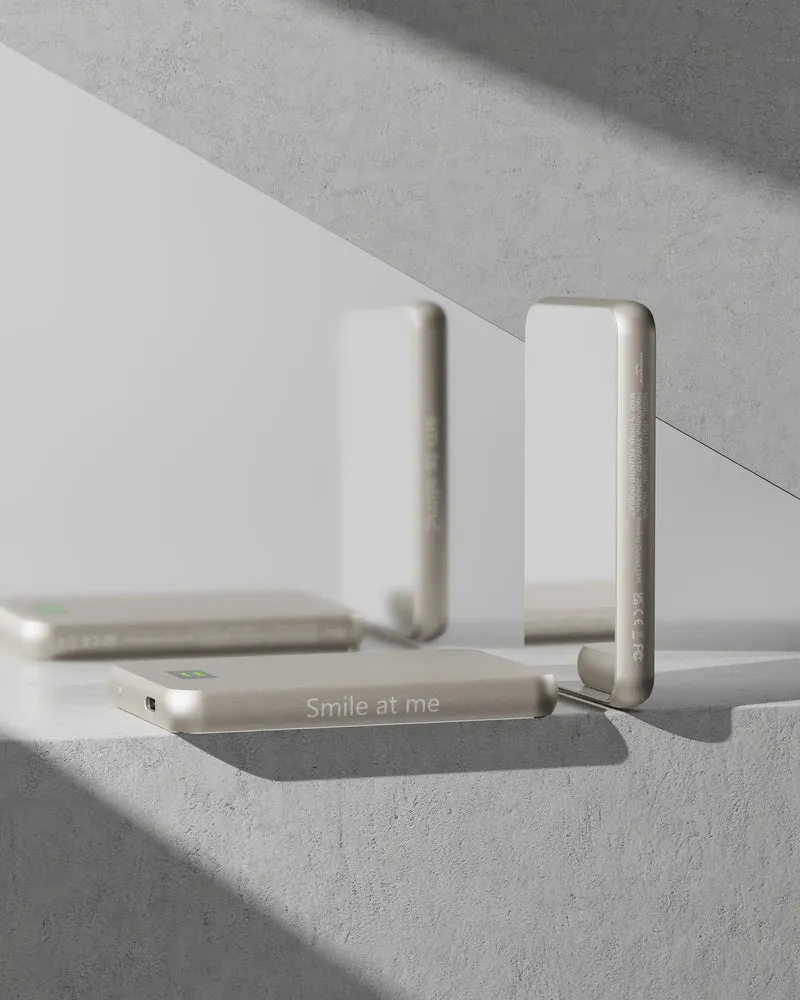 Power bank magnético 5.000 mAh con espejo para personalizar