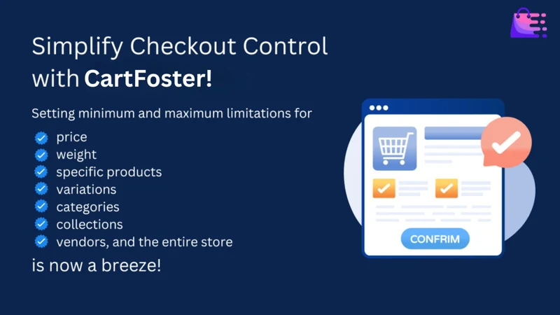 CartFoster ‑ Order Limits