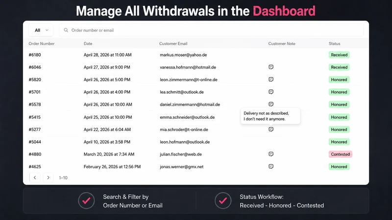 EU Withdrawal Button