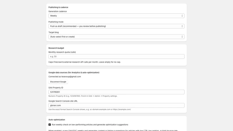 AutoBlog: AI SEO Blog Agent